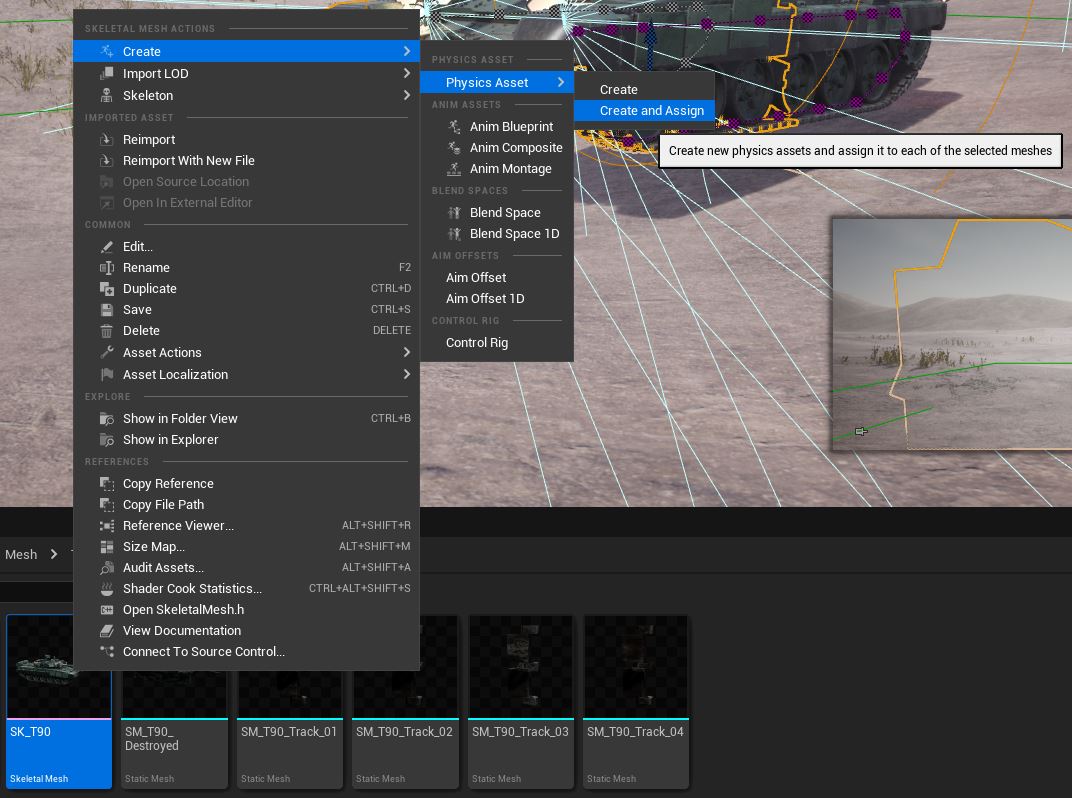 Post Process Physics Asset